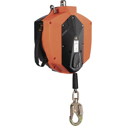 [TR01820U_] SELF-RETRACTABLE FALL ARRESTER WITH RESCUE WINCH + 1 CONNECTOR - 20 M