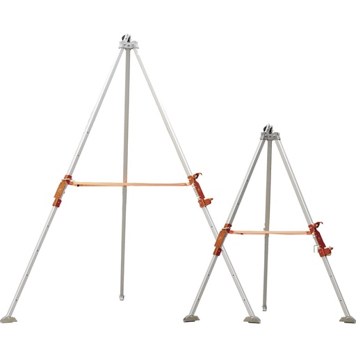 [TRA20_] TELESCOPIC ALUMINIUM TRIPOD, ADJUSTABLE FROM 1,20 TO 1,97 M + 3 TRIPOD HEAD ANCHOR POINTS